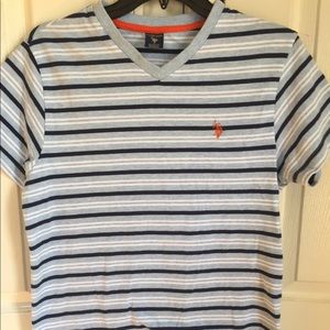 Ralph Lauren Mens SM V Neck S/S Shirt